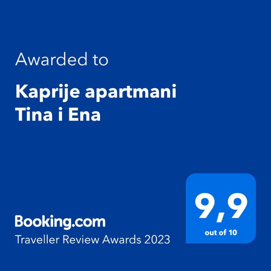 Kaprije Apartmani Tina I Ena Buitenkant foto